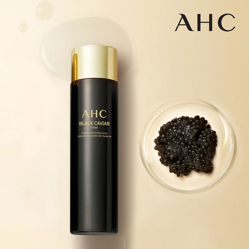 [브랜드특가] AHC 고영양 블랙 캐비어 토너 140ml
